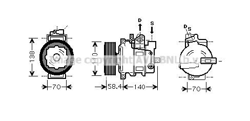 AVA QUALITY COOLING Kompressor,kliimaseade AIAK272